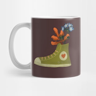 blooming sneaker Mug